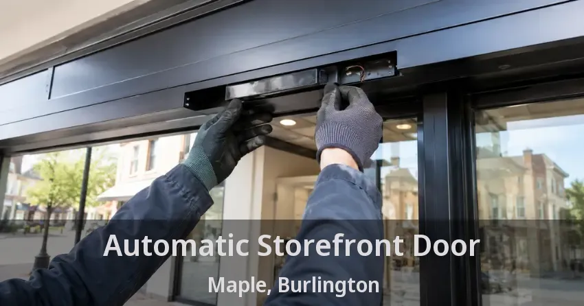 Automatic Storefront Door Maple, Burlington - ON