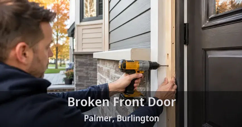 Broken Front Door Palmer, Burlington - ON