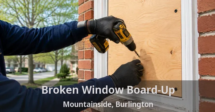 Broken Window Board-Up Mountainside, Burlington - ON