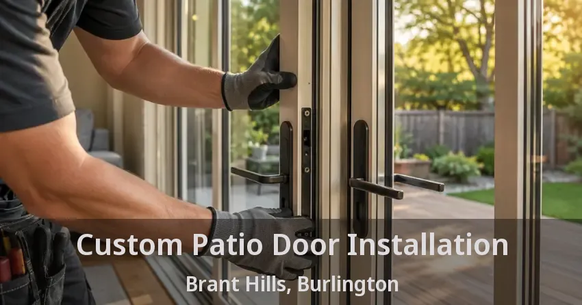 Custom Patio Door Installation Brant Hills, Burlington - ON