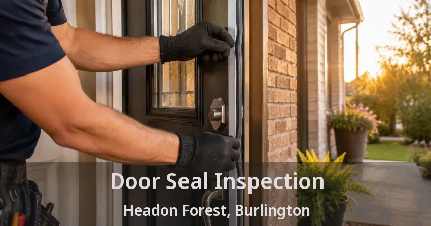 Door Seal Inspection Headon Forest, Burlington - ON