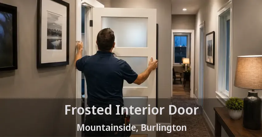 Frosted Interior Door Mountainside, Burlington - ON