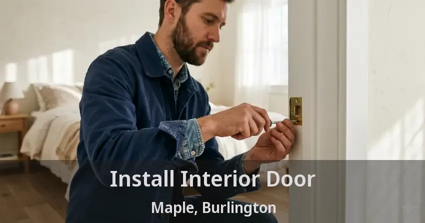 Install Interior Door Maple, Burlington - ON