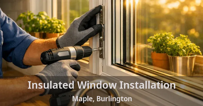 Insulated Window Installation Maple, Burlington - ON