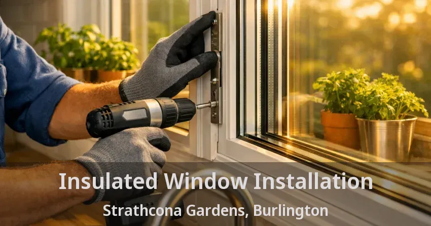 Insulated Window Installation Strathcona Gardens, Burlington - ON