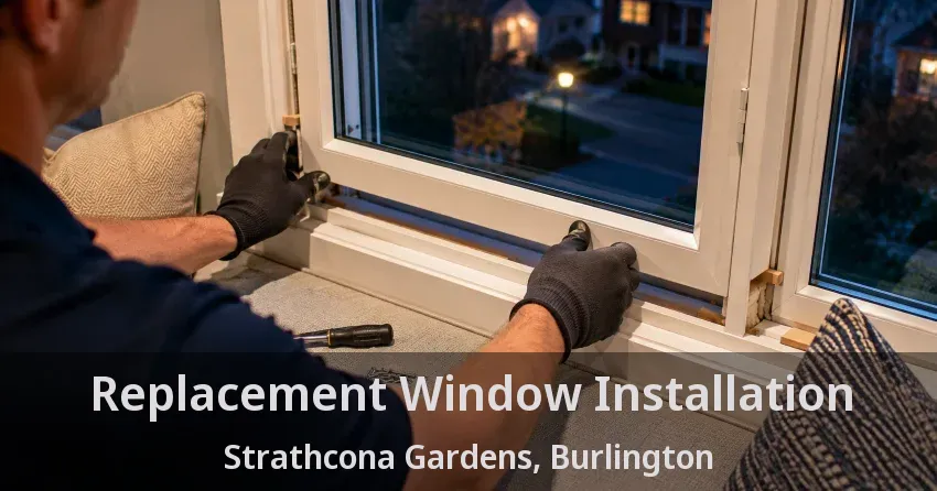 Replacement Window Installation Strathcona Gardens, Burlington - ON