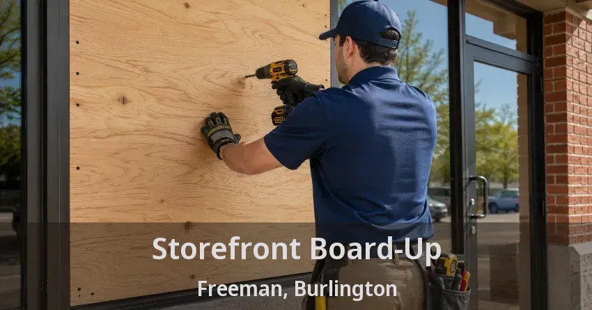 Storefront Board-Up Freeman, Burlington - ON