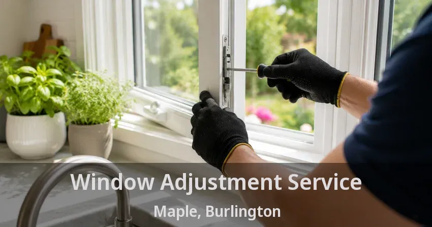 Window Adjustment Service Maple, Burlington - ON