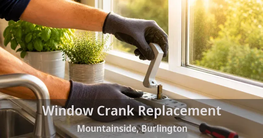 Window Crank Replacement Mountainside, Burlington - ON