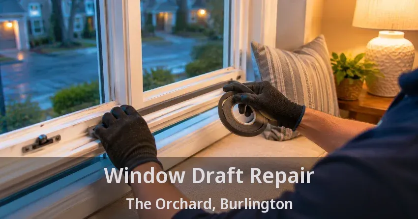 Window Draft Repair The Orchard, Burlington - ON