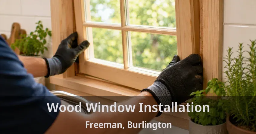 Wood Window Installation Freeman, Burlington - ON
