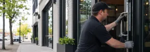 Commercial Door Installation Zimmerman, Burlington